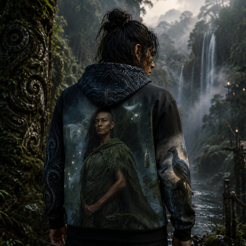 Custom Aria Oversized All-Over Print Hoodie