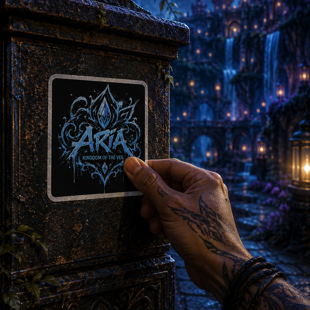 Aria Graffiti Vinyl Sticker