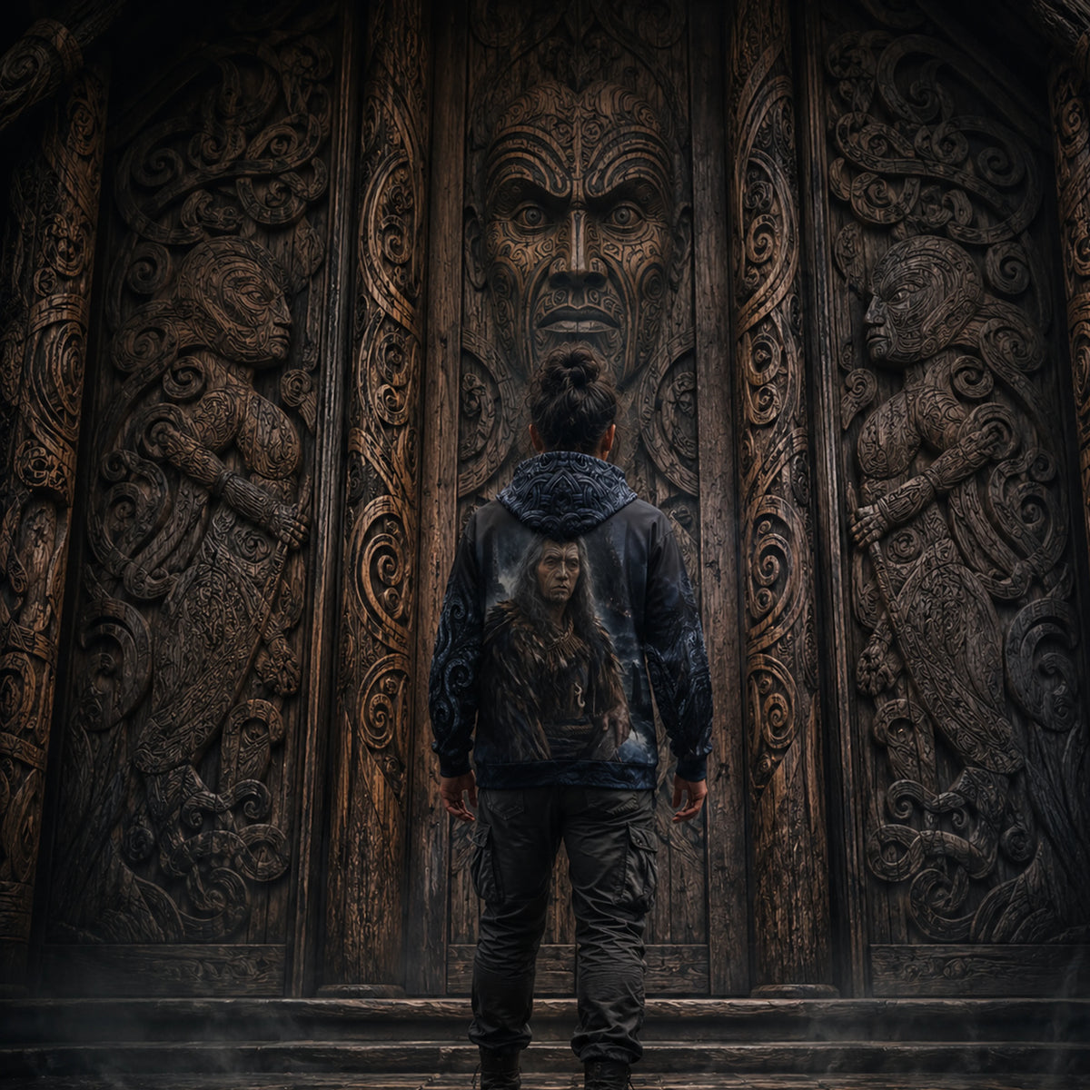 Custom Ariki Oversized All-Over Print Hoodie