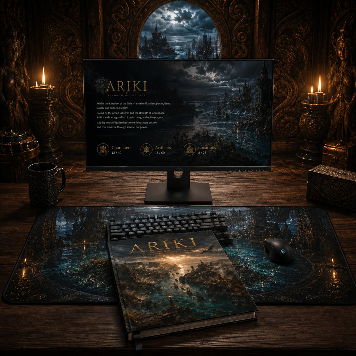 Ariki Kingdom Desk Mat