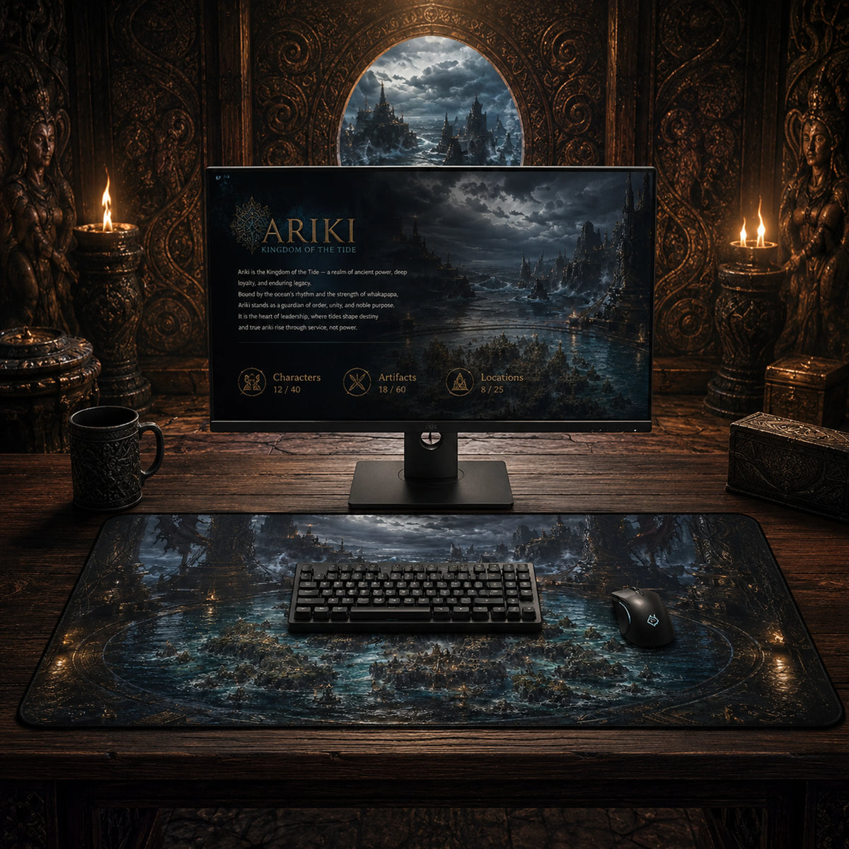 Ariki Kingdom Desk Mat