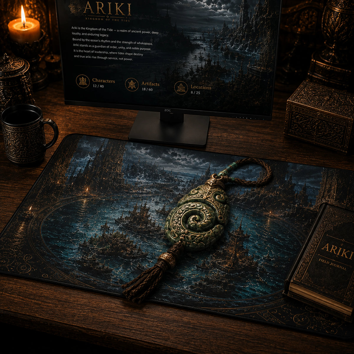 Ariki Kingdom Desk Mat