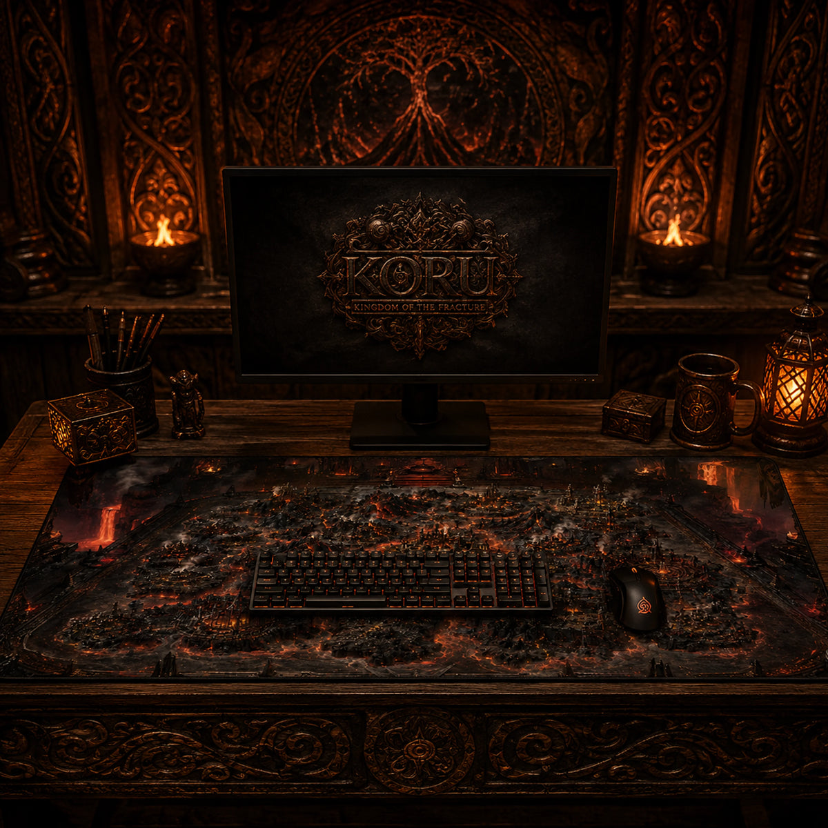 Koru Kingdom Desk Mat