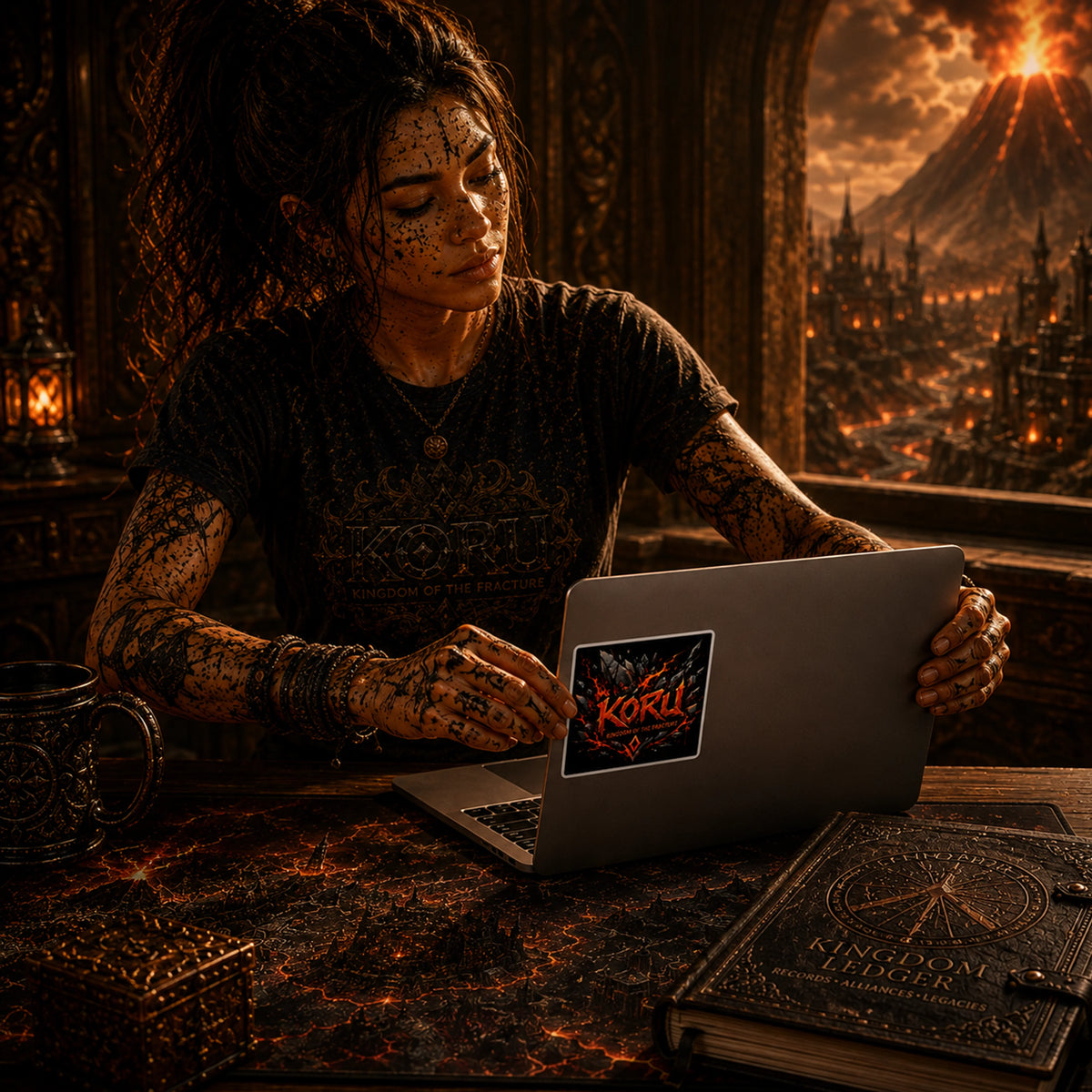 Koru Graffiti Vinyl Sticker