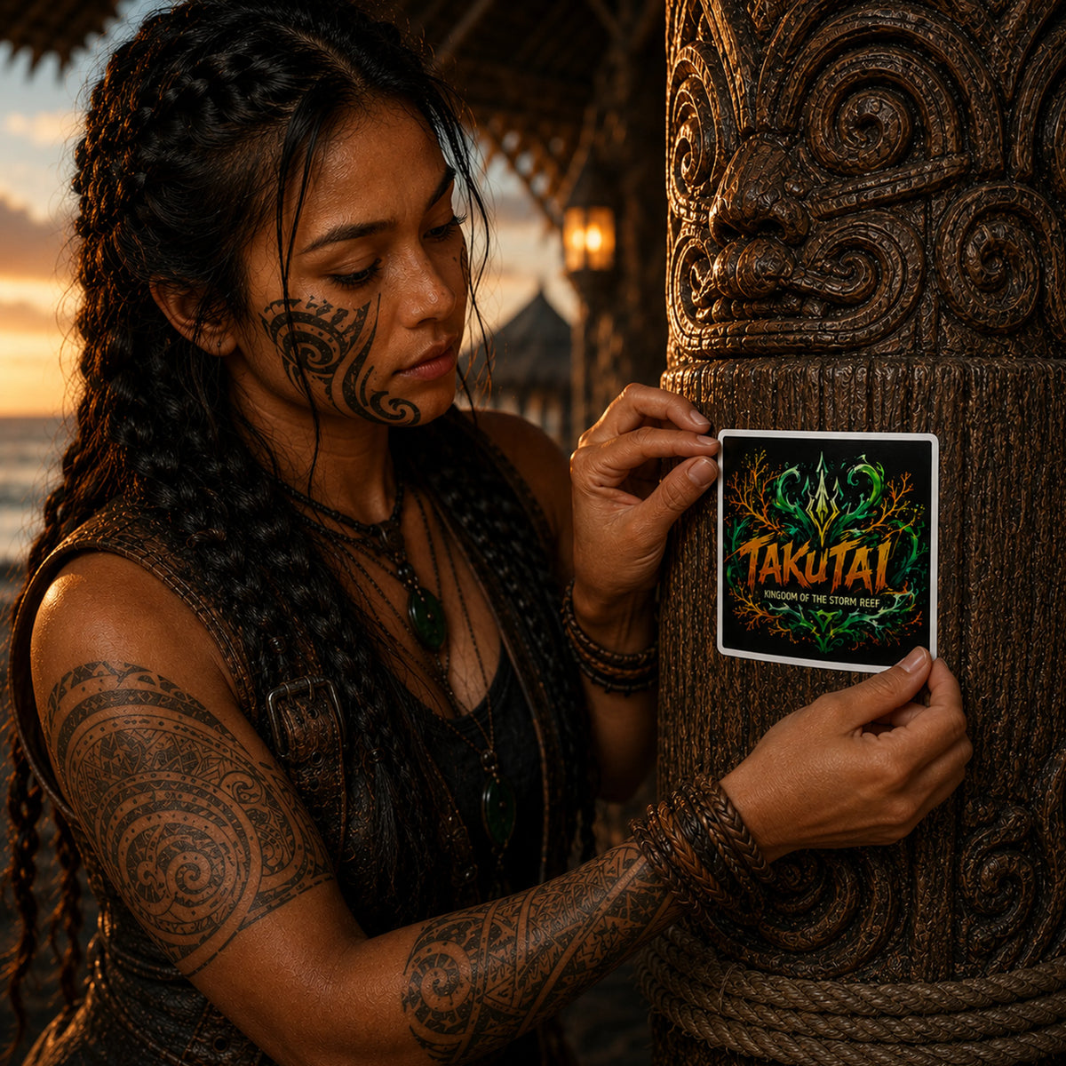 Takutai Graffiti Vinyl Sticker