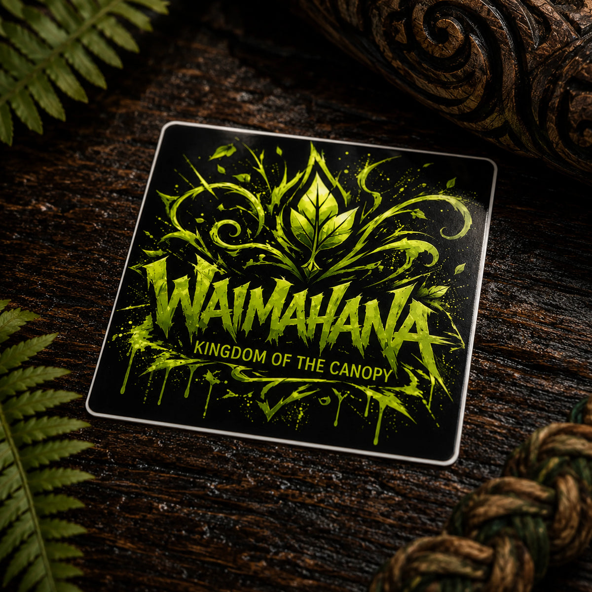 Waimahana Graffiti Vinyl Sticker