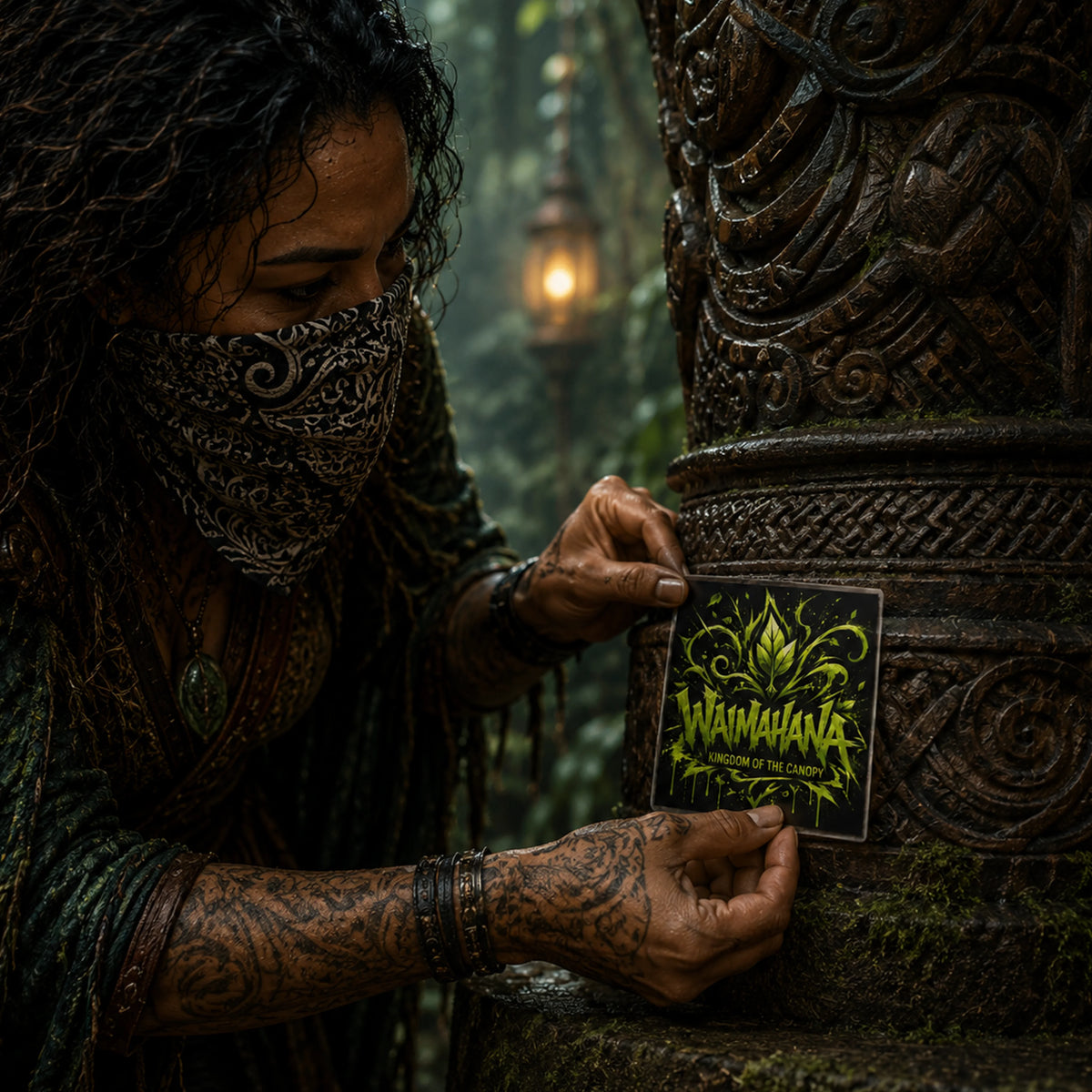 Waimahana Graffiti Vinyl Sticker